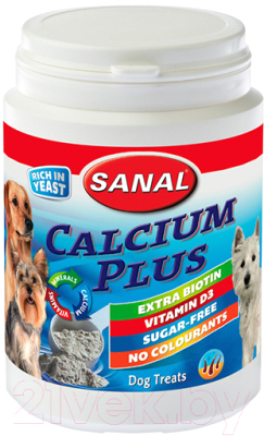 Лакомство для собак Sanal Calcium Plus / 2006SD - фото