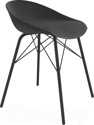Стул Sheffilton SHT-ST19/S64 (черный/черный муар) - фото