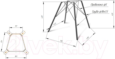 Стул Sheffilton SHT-ST19-SF2/S37