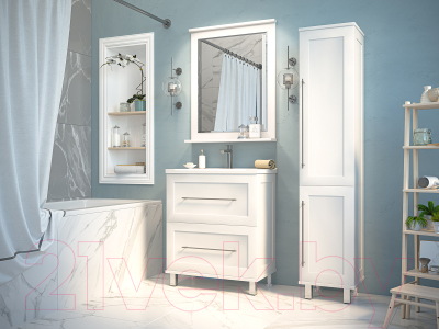 Шкаф-пенал для ванной Misty Марта 35 R / П-Мрт05035-011П