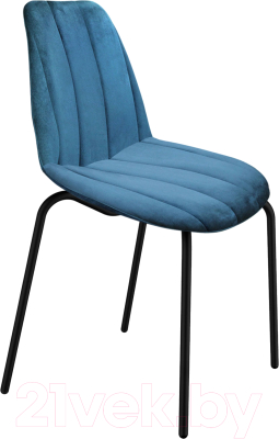 Стул Sheffilton SHT-ST29-C1/S130 HD (морская глубина/черный муар) - фото
