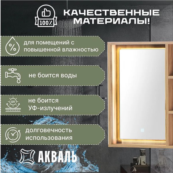 Зеркало Акваль Грант / В1.1.04.6.6.0