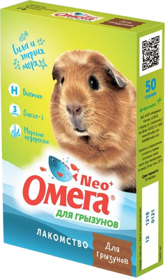 Лакомство для грызунов Омега Neo + Г-Б с биотином - фото