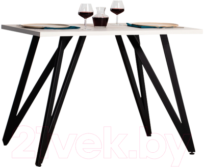 Обеденный стол Millwood Женева 2 Л18 130x80 - фото