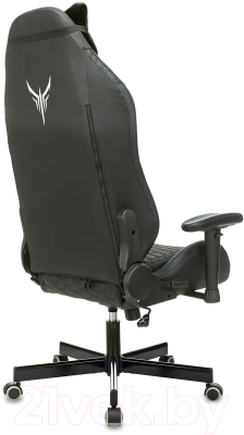 Кресло геймерское Бюрократ Knight Neon (черный экокожа)