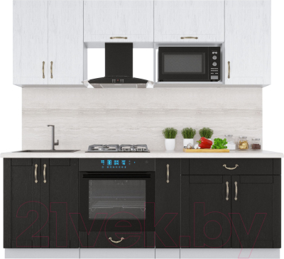 Готовая кухня Интерлиния Мила Крафт 2.2 - фото