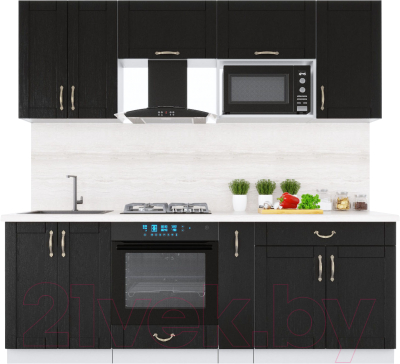 Готовая кухня Интерлиния Мила Крафт 2.2 - фото