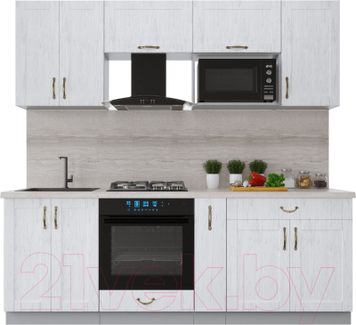 Готовая кухня Интерлиния Мила Крафт 2.2 - фото