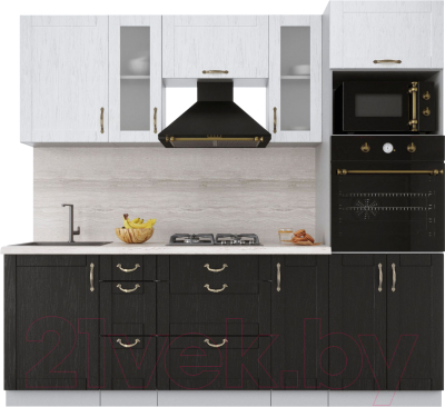 Готовая кухня Интерлиния Мила Крафт 2.3 - фото