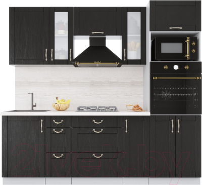 Готовая кухня Интерлиния Мила Крафт 2.3 - фото