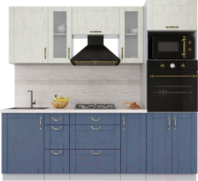 Готовая кухня Интерлиния Мила Крафт 2.3 - фото