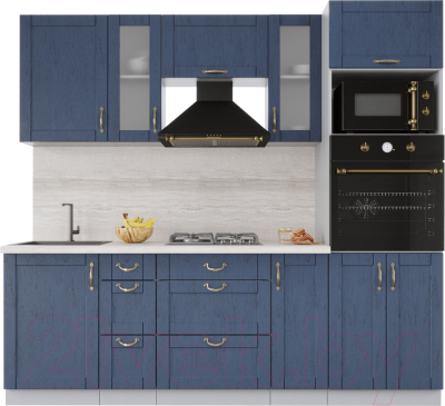 Готовая кухня Интерлиния Мила Крафт 2.3 - фото