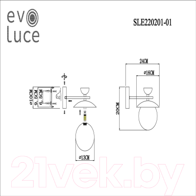 Бра Evoluce SLE220201-01