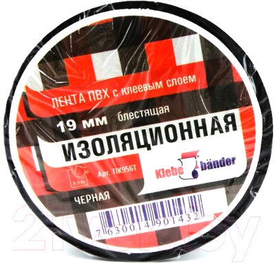 Изолента Klebebander ПВХ 19ммx10м / TIK956T