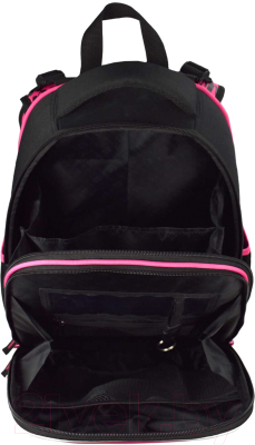 Школьный рюкзак Феникс+ Крэйзи кот / 59299 (малиновый)