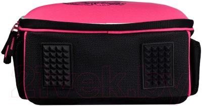 Школьный рюкзак Феникс+ Крэйзи кот / 59299 (малиновый)