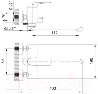 Смеситель Wisent WP22240