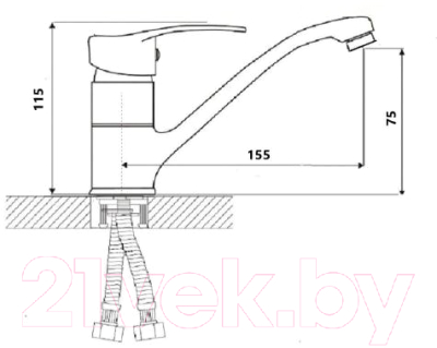 Смеситель Wisent WP45202-2