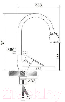Смеситель Wisent WP53028F