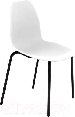 Стул Sheffilton SHT-ST29/S130 HD (белый/черный муар) - фото