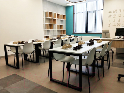 Стул Sheffilton SHT-ST29/S130 HD (белый/черный муар)