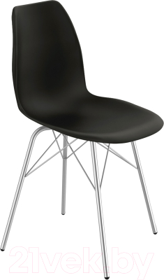 Стул Sheffilton SHT-ST29/S64 (черный/хром лак) - фото