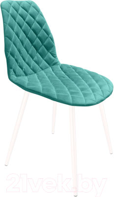 Стул Sheffilton SHT-ST29-С12/S95-1 (голубая лагуна/белый муар) - фото