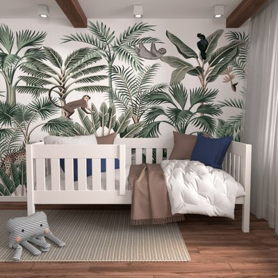 Кровать-тахта детская ФанДОК Ф-141.08М с бортом 90x200