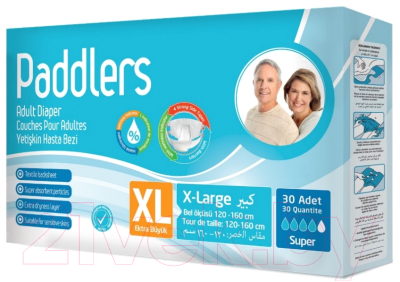 Подгузники для взрослых Paddlers Jumbo Pack 4 X-Large - фото