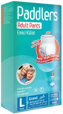 Трусы впитывающие для взрослых Paddlers Adult Pants 3 Large - фото