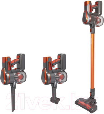 Вертикальный пылесос Endever SkyClean VC-301 (темно-серый/оранжевый)