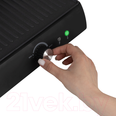 Электрогриль Endever Grillmaster 225 (серебристый/черный)