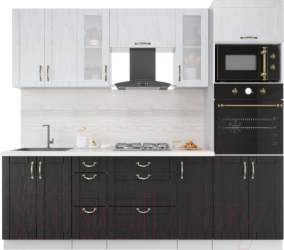 Готовая кухня Интерлиния Мила Крафт 2.4 - фото