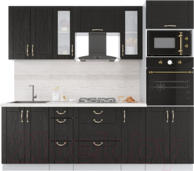 Готовая кухня Интерлиния Мила Крафт 2.4 - фото