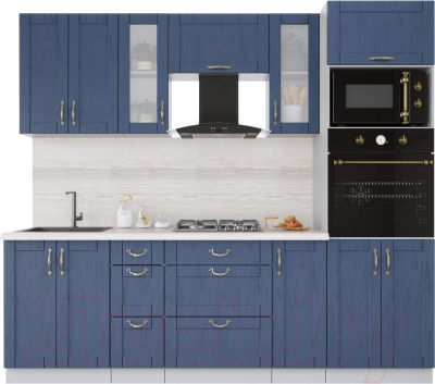 Готовая кухня Интерлиния Мила Крафт 2.4 - фото