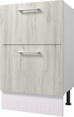 Шкаф-стол кухонный Горизонт Мебель Европа 50 2 ящика - фото