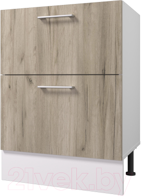 Шкаф-стол кухонный Горизонт Мебель Европа 60 2 ящика - фото