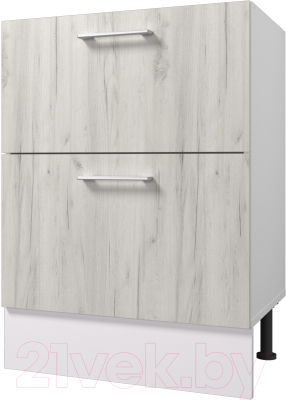 Шкаф-стол кухонный Горизонт Мебель Европа 60 2 ящика - фото