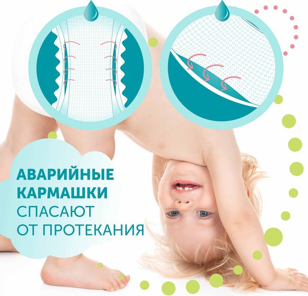 Подгузники-трусики детские Lovular Hot Wind XL 13-18кг / 429738