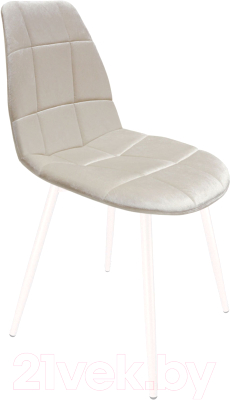 Стул Sheffilton SHT-ST29-С/S95-1 (жемчужный/белый муар) - фото