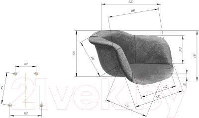 Стул Sheffilton SHT-ST31-C1/S64
