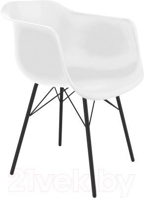 Стул Sheffilton SHT-ST31/S64 (белый/черный муар) - фото