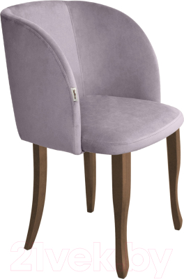 Стул Sheffilton SHT-ST33/S122 (сиреневая орхидея/темный орех/черный муар) - фото