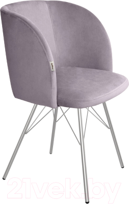 Стул Sheffilton SHT-ST33/S37 (сиреневая орхидея/хром лак) - фото