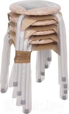 Табурет ЗМИ Пенек крепкий 220 / Т 266 (бежевый)