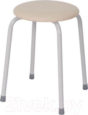 Табурет ЗМИ Пенек крепкий 220 / Т 266 (ваниль) - фото