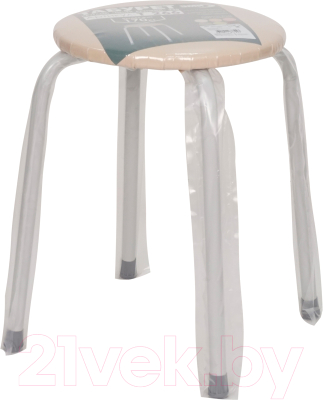 Табурет ЗМИ Пенек крепкий 220 / Т 266 (ваниль)