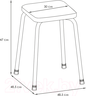 Табурет ЗМИ Пенек крепкий 224 / Т 269 (бежевый)