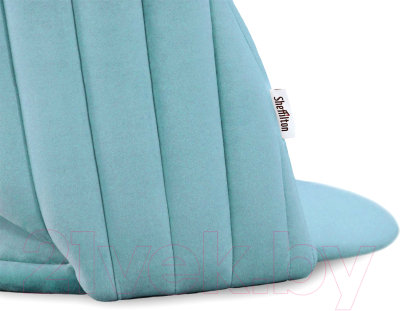 Стул Sheffilton SHT-ST34-1/S70 (голубая пастель/темный орех/черный)