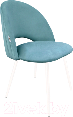 Стул Sheffilton SHT-ST34-1/S95-1 (голубая пастель/белый муар) - фото